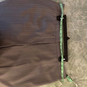 Evan Picone Gray Pinstripe Pantsuit